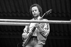 Golden Earring sologuitarist Eelco Gelling at Pinkpop 1977 festival May 30, 1977